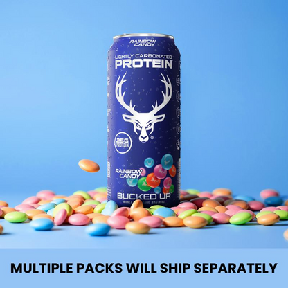 Lightly carbonated Protein soda-HighProtein, Zero sugar (4 cases /12 cans)