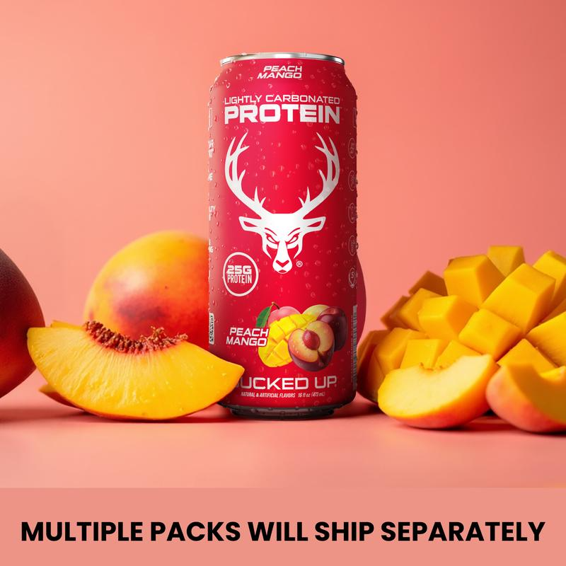 Lightly carbonated Protein soda-HighProtein, Zero sugar (4 cases /12 cans)