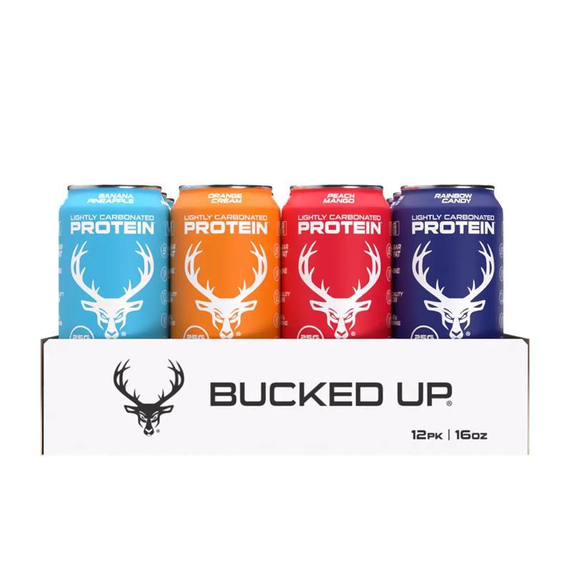 Lightly carbonated Protein soda-HighProtein, Zero sugar (4 cases /12 cans)