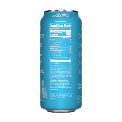 Lightly carbonated Protein soda-HighProtein, Zero sugar (4 cases /12 cans)